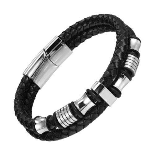 bracelet-cuir-double-corde-tresse-noir-insert-acier-argent-bracelets-tendances-1.jpg